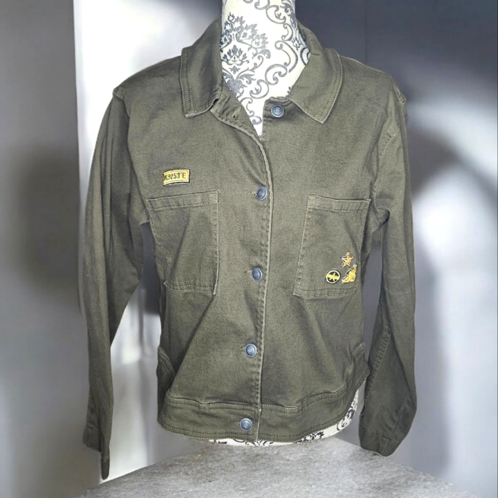 MASON By SUKO Army Green Military Style Jacket- Large